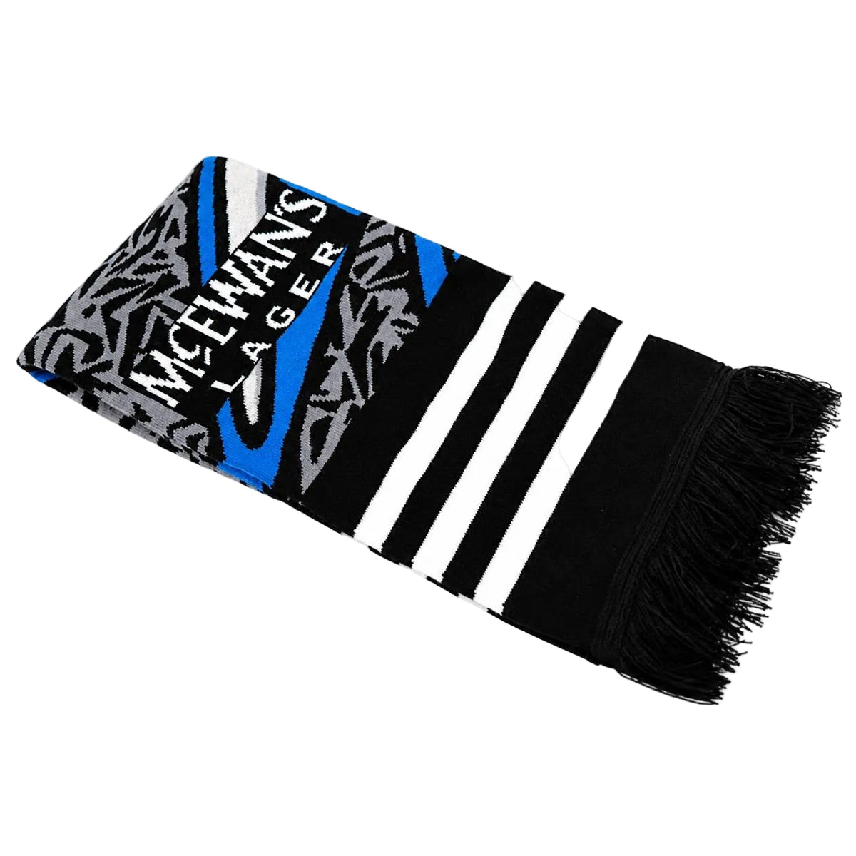 The Goalie '95/96 – The Famous Retro Knitted Football Scarf | Blue
